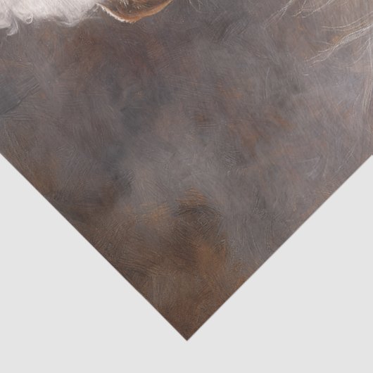 Western Baroque Ivory War Horse Tissue Paper 薄葉紙 (詳細)