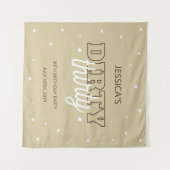 Western Beige  Dirty Thirty 30th Birthday Backdrop タペストリー (正面(横))