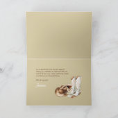 Western Beige Dirty Thirty 30th Birthday Party サンキューカード (内部)