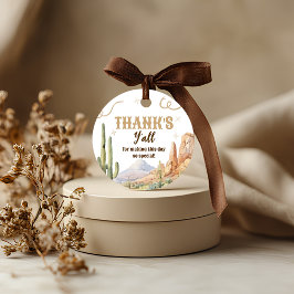 Western Birthday Thank You Tag フェイバータグ