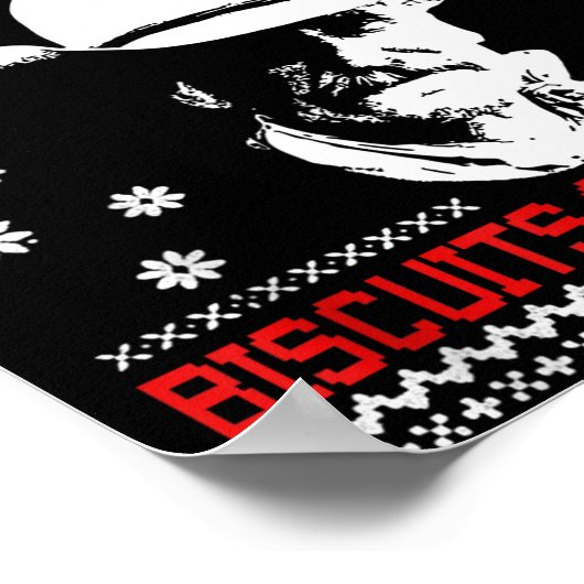 Western Biscuits And S Christmas Quote  ポスター (角)