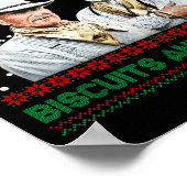 Western Biscuits And S Christmas Quote  ポスター (角)