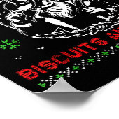 Western Biscuits And S Christmas Quote  ポスター (角)