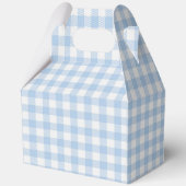 Western Blue Cowboy Rodeo Birthday フェイバーボックス (裏面)