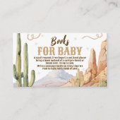 Western Books for Baby Card エンクロージャーカード (正面)