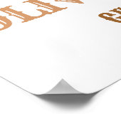 Western Boots and Bows Gender Reveal Welcome Sign ポスター (角)