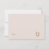 Western Boy Baby Shower Activity Prayers For Baby サンキューカード (裏面)