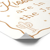 Western Bridal Shower Guess How Many Kisses Poster ポスター (角)