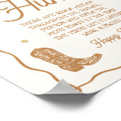 Western Bridal Shower Ring Hunt Game ポスター (角)