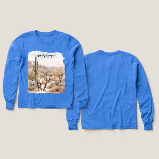 Western Cactus Horse (デザイン 正面＆背面)