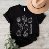 Western Cactus Plants Desert Boho Botanical Garden Tシャツ