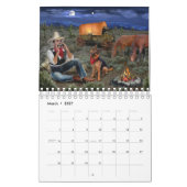 WESTERN CALENDAR # 1 カレンダー (3月 2027)