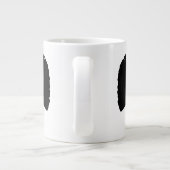 Western capercaillie ジャンボコーヒーマグカップ (裏面)