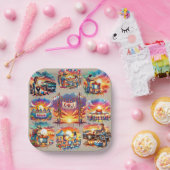 Western Chili Cookoffシーン1 ペーパープレート (パーティー)