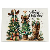 Western Christmas  ラージペーパーバッグ (正面)