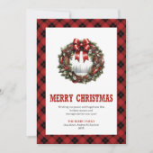 Western Christmas card cowboy country theme シーズンカード (正面)