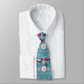 Western Christmas Donkey Reindeer Neck Tie ネクタイ (タイ)