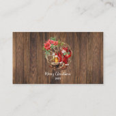 Western Christmas Free Drink Party Card Ticket 割引カード (裏面)