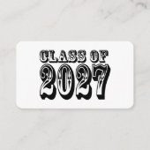 Western Class of 2027 Graduation エンクロージャーカード (正面)