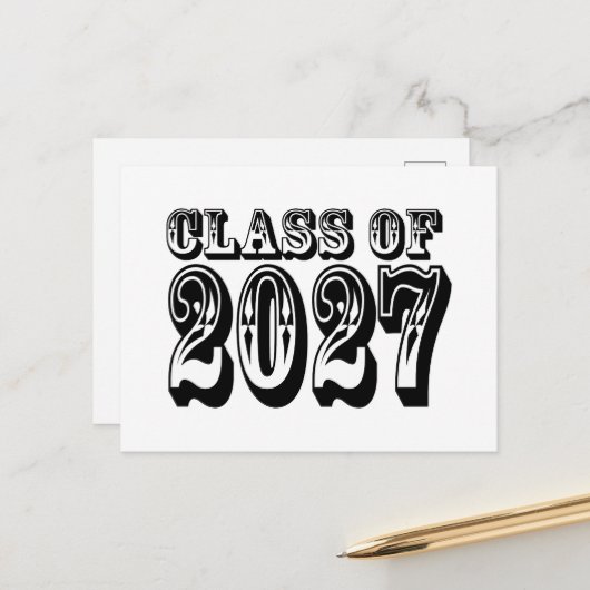 Western Class of 2027 Graduation ポストカード (正面/裏面インサイチュ)