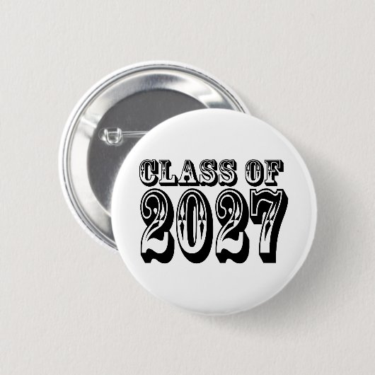 Western Class of 2027 Graduation 缶バッジ (正面&裏面)