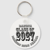 Western Class of 2027 Photo Graduation キーホルダー (正面)