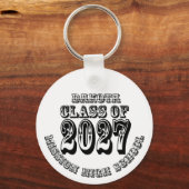 Western Class of 2027 Photo Graduation キーホルダー (正面)