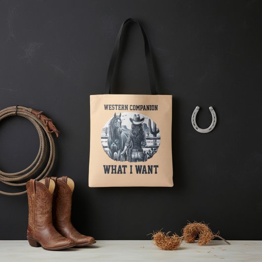 Western Companion トートバッグ