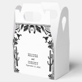 Western Country Cowboy Rustic Wedding Welcome フェイバーボックス (オープン)
