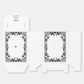 Western Country Cowboy Rustic Wedding Welcome フェイバーボックス (見開き)