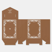 Western Country Cowboy Rustic Wedding Welcome フェイバーボックス (見開き)