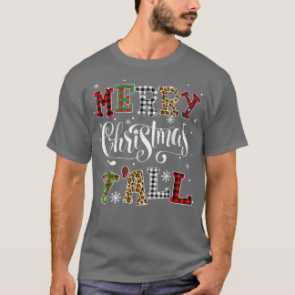 Western Country Merry Christmas Yall Leopard Buffa Tシャツ