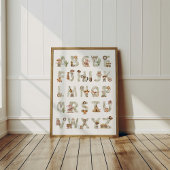Western Cowboy Alphabet ABC Poster For Kids Room ポスター