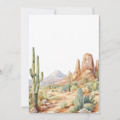 Western Cowboy Baby Shower Invite 招待状 (裏面)