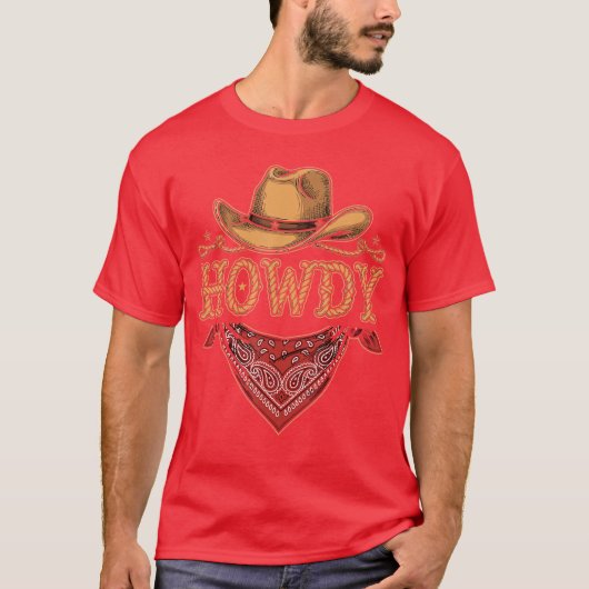 Western Cowboy Birthday Howdy Party Cowboy friends Tシャツ (正面)