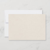 Western Cowboy Boots Barn Wedding Meal Choice 出欠カード (裏面)