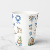 Western Cowboy First Rodeo Birthday Party 紙コップ (右)