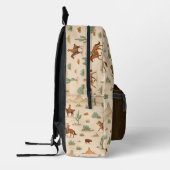 Western Cowboy Kids Personalized Backpack プリントバックパック (左)