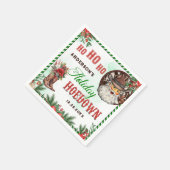 Western Cowboy Santa Christmas Hoedown Party  スタンダードカクテルナプキン (角)