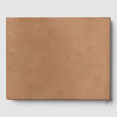 Western Cowboy Vintage Southwest Floral Wedding ゲストブック (裏面)