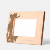 Western Cowgirl  レーザー彫刻フレーム (左)