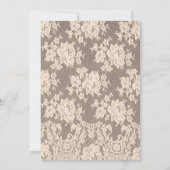 Western Cowgirl and Lace Bridal Shower  招待状 (裏面)