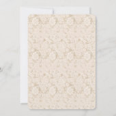 Western Cowgirl and Lace Bridal Shower  Invitation 招待状 (裏面)