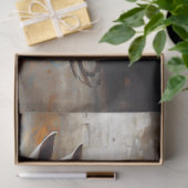 Western Cowgirl and White Horse Art Decoupage 薄葉紙 (ギフト)