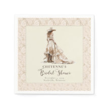 Western Cowgirl Boots and Lace Bridal Shower 