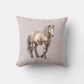 Western Cowgirl Cowboy Horses クッション (正面)