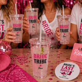 Western Cowgirl Custom Bachelorette Party アクリルタンブラー