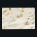 Western Cream White Gold Cowhide ラミネート プレート<br><div class="desc">Western Cowboy Cowgirl Gold Cream Cowhide</div>