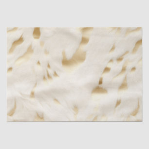 Western Cream White Gold Cowhide 薄葉紙