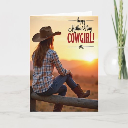 Western Dawn Mothers Day Card カード (正面)